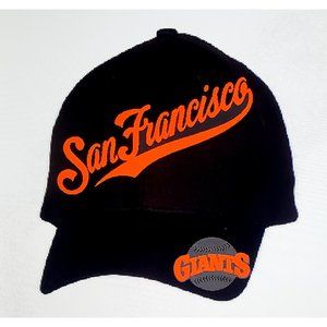 San Francisco Gaints Black  Baseball Cap with Shiny lettering and Crystals